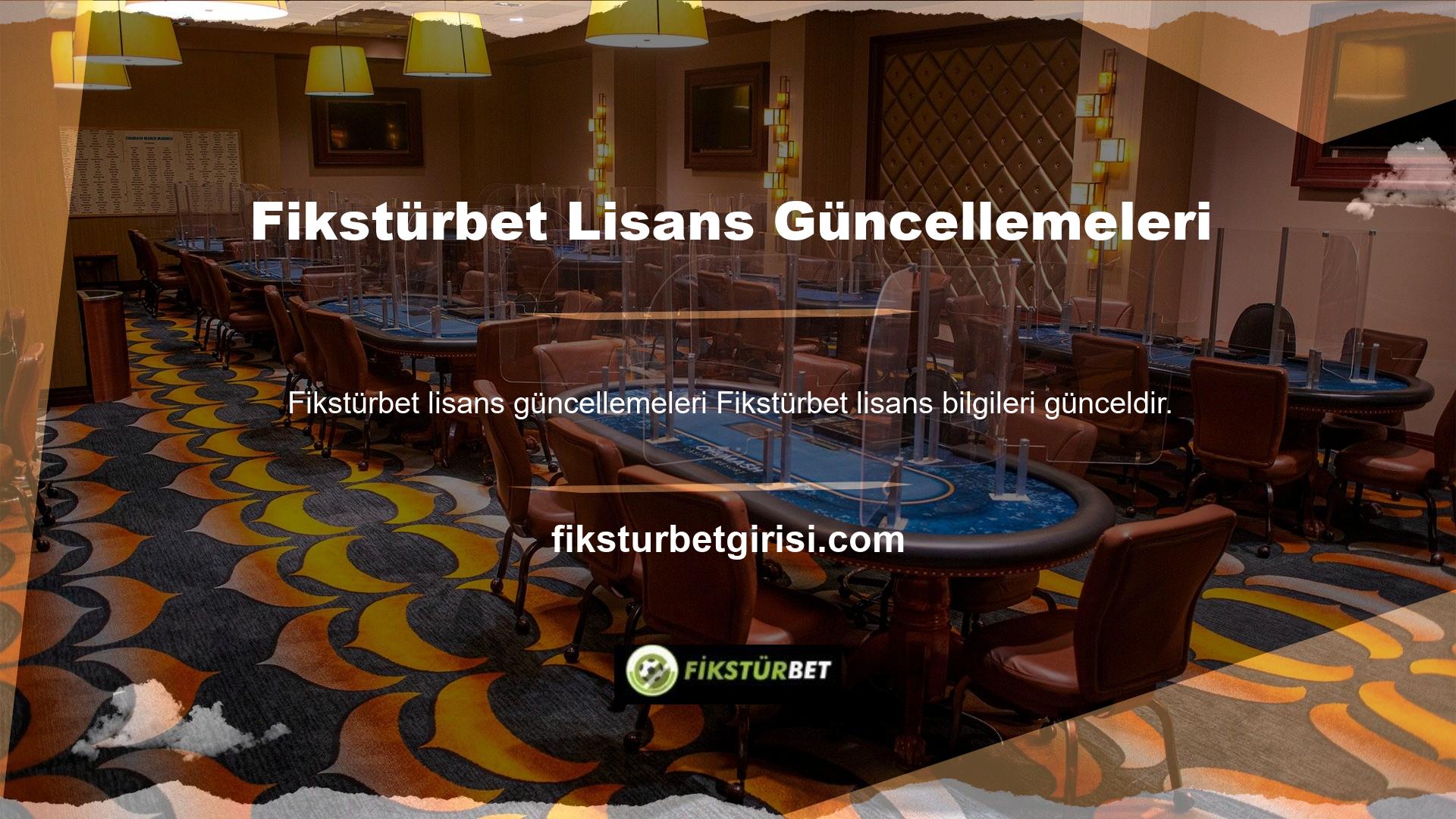 Daha önce de belirtildiği gibi, oyun lisansları oyun siteleri için çok önemlidir